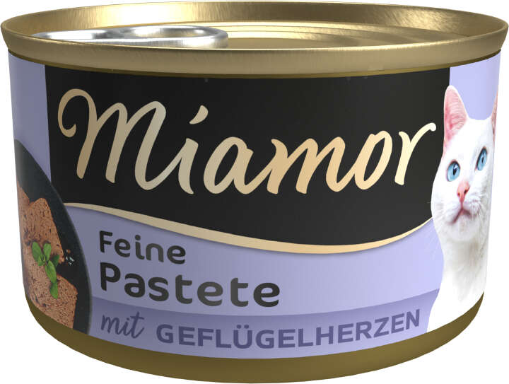 Miamor Pastete Geflügelherzen 85 g